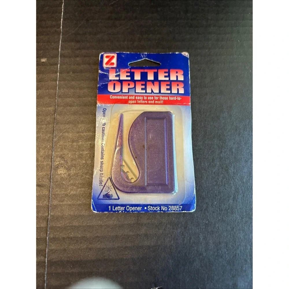 Vintage Purple Letter Opener NOS